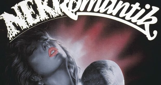 A portion of the poster for Nekromantik. 